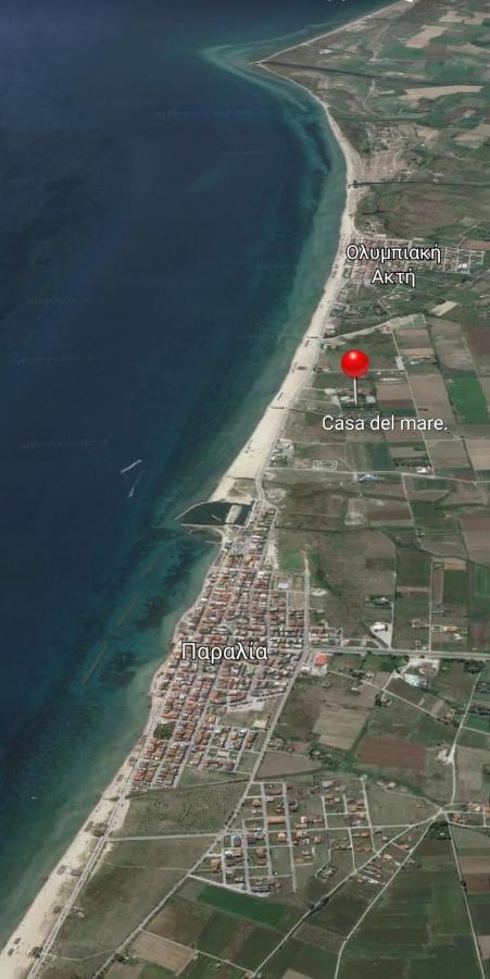 Casa Del Mare Villa Paralía Buitenkant foto